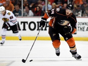 Simon Despres of the Anaheim Ducks. (Harry How/AFP)