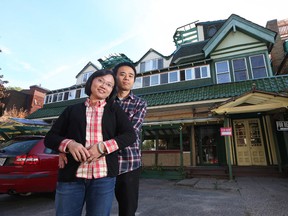 Bernice Huang and her husband Leo Weng outside their Sandy Hill apartment.  
Tony Caldwell/Ottawa Sun