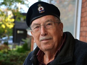 William "Bill" McLachlan is an active volunteer with the Montgomery legion branch in Ottawa. He says he wasn't happy with the "bigwheels" at Perley Rideau who would have him register to become a bonafide volunteer despite his 41 previous years of volunteering.
SAM COOLEY/OTTAWA SUN