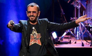 Ringo Starr and his All Stars perform at the Northern Alberta Jubilee Auditorium, in Edmonton Alta. on Monday Oct. 12, 2015. David Bloom/Edmonton Sun/Postmedia Network