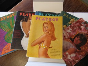 Copies of old Playboy magazines are pictured in this file photo. (Postmedia Network files)