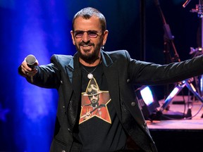 Former Beatle Ringo Starr and his All Starr band were at the Jubilee Monday night. (DAVID BLOOM/Edmonton Sun)