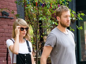 Taylor Swift and Calvin Harris. (WENN.COM)