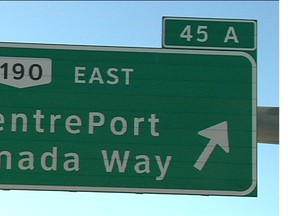 CentrePort Canada Way. (FILE PHOTO)