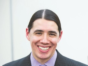 Robert-Falcon Ouellette is touting a poll that puts him in front in Winnipeg Centre. His campaign didn't disclose the company that conducted the poll in a press release announcing its results. (SUPPLIED PHOTO)