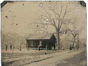 Billy The Kid playing croquet. (Kagin's/Supplied)