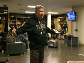 Bisons head coach Brian Dobie says he has his fingers crossed that a new CFL drug policy will soon be in place.