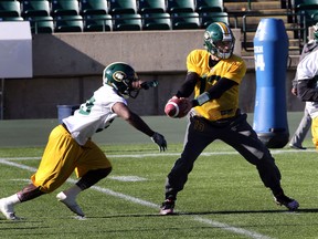 Eskimos running back Shakir Bell is back from injury heading into Saturday's game against B.C. (Perry Mah, Edmonton Sun)