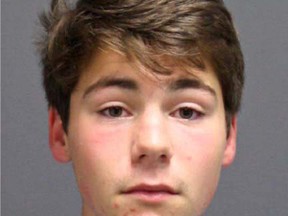 This undated file photo provided by the University of Connecticut police department shows student Luke Gatti, 19, of Bayville, N.Y., who was arrested Oct. 4, 2015, following an altercation over purchasing macaroni and cheese at a market on the school's Storrs, Conn., campus. Gatti, who was due in court Tuesday, Oct. 13, on charges of breach of peace and criminal trespass has apologized. (University of Connecticut Police Department via AP, File)
