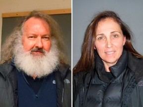 A combination photo shows U.S. actor Randy Quaid (L) and his wife Evi after being arrested at the U.S. Border crossing from Canada at Highgate Port Of Entry, Vermont on October 9, 2015 in this photo released by Vermont State Police on October 10, 2015. REUTERS/Vermont State Police/Handout