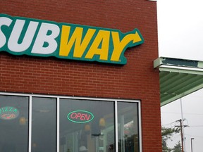 A Subway restaurant is shown Tuesday, July 7, 2015, in St. Louis.  (AP Photo/Jeff Roberson/Files)