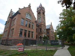 The former London Normal School undergoing renovations in London. (CRAIG GLOVER, Free Press file photo)