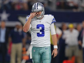 Dallas Cowboys quarterback Brandon Weeden has been relieved of his starter's position. (BRANDON WADE/AP)