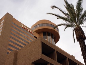 The Hyatt Hotel in Phoenix, Ariz., is seen in this file photo taken Nov. 4, 2009. (REUTERS/Joshua Lott/Files)