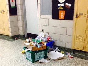School garbage