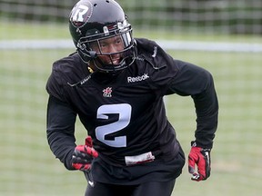 Ottawa RedBlack Jovon Johnson attends  RedBlacks camp at Carleton University in Ottawa Ont. Sunday May 31, 2015. Tony Caldwell/Ottawa Sun/Postmedia Network