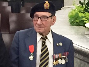Drayton Valley resident Ira Haight was awarded a Legion of Honour medal on Oct. 8 at the Alberta Legislature in Edmonton.