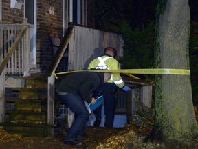 A man was found stabbed to death in a home at 611 Guelph Line. (ANDREW COLLINS/Toronto Sun)