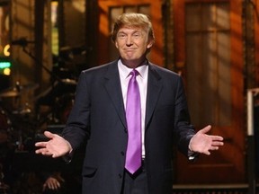 Donald Trump in 2004, the last time he hosted SNL. (Handout)