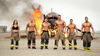 The cover photo of Pearson Combat's first-ever firefighter calendar. (Photo by Dave Laus/davelaus.com)