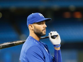 Ex-Blue Jay Alex Rios as the Kansas City Royals practised for an upcoming American League Championship Series game at Rogers Centre in Toronto on Oct. 18,  2015. (Stan Behal/Toronto Sun/Postmedia Network)