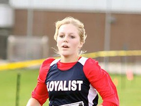 Loyalist XC standout, Ashley Bickle. (Lancer Athletics photo)