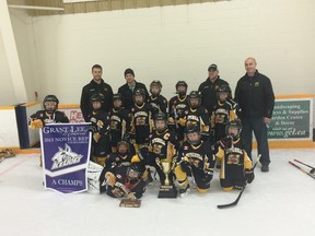 The Mitchell Novice reps cruised to the championship of the BCH tournament this past weekend. SUBMITTED