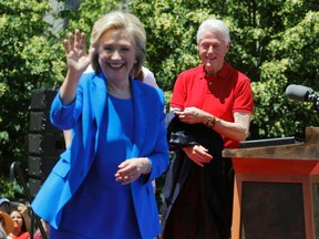 Bill and Hillary Clinton (Reuters files)