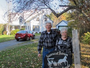 Ken and Vera Shepherd were surprised to discover that they're home address was listed as a polling station on some local voter information forms. (Patrick Kennedy/The Whig-Standard)