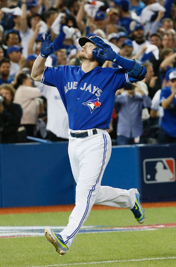 Blue Jays Celebrate Game 1 Victory