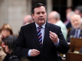 Defence Minister Jason Kenney speaks during Question Period in the House of Commons on Parliament Hill in Ottawa, on March 12, 2015. (REUTERS/Chris Wattie)
