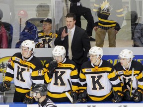 Kingston Frontenacs coach Paul McFarland will be an assistant coach with the Canada Red team at the World Under-17 Hockey Challenge in British Columbia next week. (Julia McKay/The Whig-Standard)