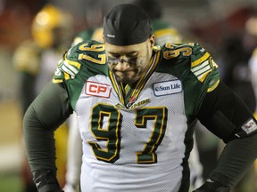 Eddie Steele says there's no other team he'd rather play on in the CFL. (Mike Drew, Edmonton Sun)