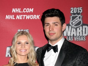 Carey and Angela Price on the red carpet for the 2015 NHL Awards at MGM Grand Garden Arena inside MGM Grand Hotel & Casino in Las Vegas on June 24, 2015. (WENN.com)