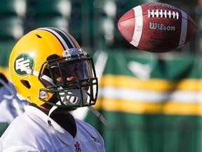 Eskimos returner Kendial Lawrence has wracked up all-purpose yards this season but on the defensive side, the coverage struggled in their last game against the Lions. (David Bloom, Edmonton Sun)