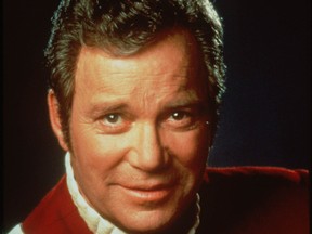 William Shatner as James T. Kirk from the Star Trek series and movies. (File photo)