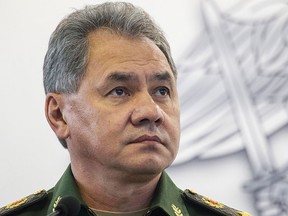 Russian Defence Minister Sergei Shoigu.  (AP Photo/Pavel Golovkin, file)