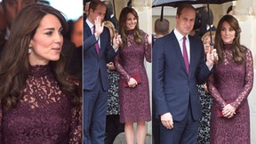 Copy Kate Middleton's purple lace dress for LESS than £40