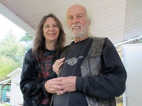 Musician Peter Hollestelle and his wife Nicole. (Patrick Kennedy/The Whig-Standard)