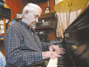 Longtime London jazz pianist Grant Graham, 90, will perform in Jazz for the People Wednesday at LPL?s Wolf Performance Hall. He founded the series in 1980 and already has a return gig on his mind for 2025 ? the year he turns 100. (MIKE HENSEN, The London Free Press)