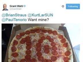 Toronto FC sent pizzas to journalists as part of Sebastian Giovinoc's MVP campaign. (TWITTER)
