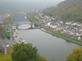 Bonnie Kogos/For The Sudbury Star
Just one exquisite view taken from a Castle Reichsburg overlooking Cochem on Moselle River, during a tour and learning so much.