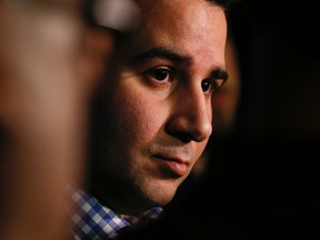 Toronto Blue Jays GM Alex Anthopoulos at a press conference prior to the State of The Franchise address at Rogers Centre in Toronto on Feb. 5, 2015. (Stan Behal/Toronto Sun)