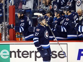 Winnipeg Jets left winger Nikolaj Ehlers has goven both teammates and fans plenty of reason to smile so far this season. (Bruce Fedyck-USA TODAY Sports)