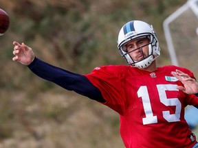 Argonauts QB Ricky Ray will start Friday against the Lions. (Dave Thomas/Toronto Sun)