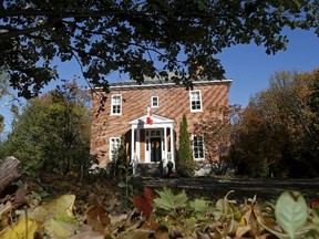 Rideau Cottage, part of the Rideau Hall grounds, is pictured in Ottawa, Canada October 26, 2015. Prime Minister-designate Justin Trudeau and his family will be immediately relocating to Rideau Cottage, the Liberal party announced Monday. REUTERS/Chris Wattie