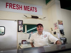 George Abou Assi, owner of George's Meat Shop in Vanier, said he is not worried about the results of WHO's study that was released Monday. For Abou Assi, it's important to take into account how the meat is processed, prepared, cooked and served. 
(Dani-elle Dube/Ottawa Sun)