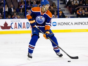 Darnell Nurse will likely slot into the Oilers lineup Tuesday against the Wild in Minnesota. (David Bloom, Edmonton Sun)
