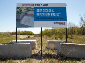 Planned future home of the deep geologic repository for low and intermediate waste at the Bruce Nuclear site north of Kincardine north  of London. (Free Press file photo)