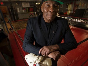 Earnie Shavers will be offering stories from his career at the Royal Alberta Museum on Wednesday. (David Bloom, Edmonton Sun)